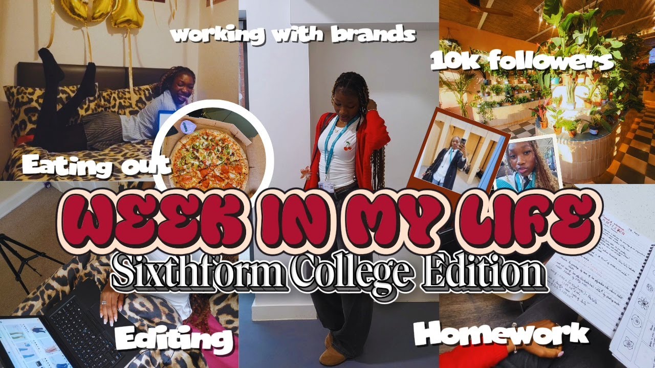 WEEK IN MY LIFE AS A SIXTHFORM STUDENT✨|Hitting 10K Followers, Brand Deals & Studying,#weekinmylife