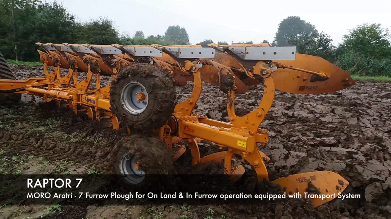 MORO Aratri - RAPTOR - On land 7 furrow plough