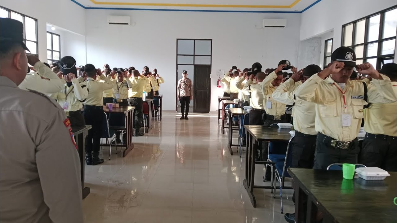 Lokasi UPDT DISTANAK Puuwatu gelombang IX upacara penutupan pelatihan satpam th 2025