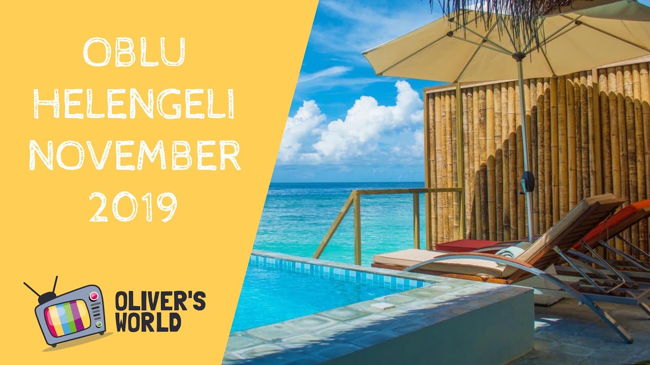 Oliver visits the Maldives. Oblu Helengeli 2019