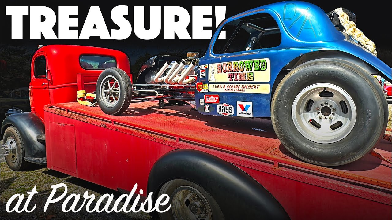 HISTORIC Drag Cars & Vintage Treasure + Drag Racing Action