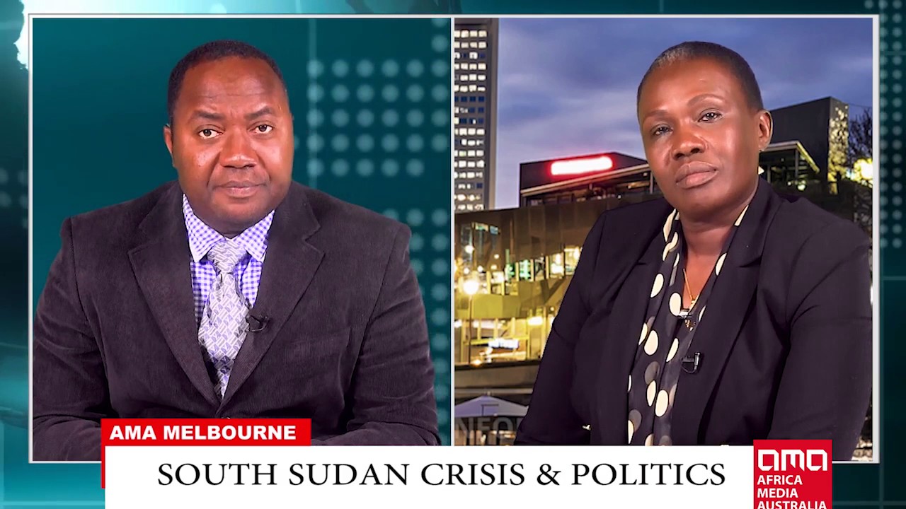Angelina Teny from SPLM/IO in South Sudan talks to AMA in Melbroune