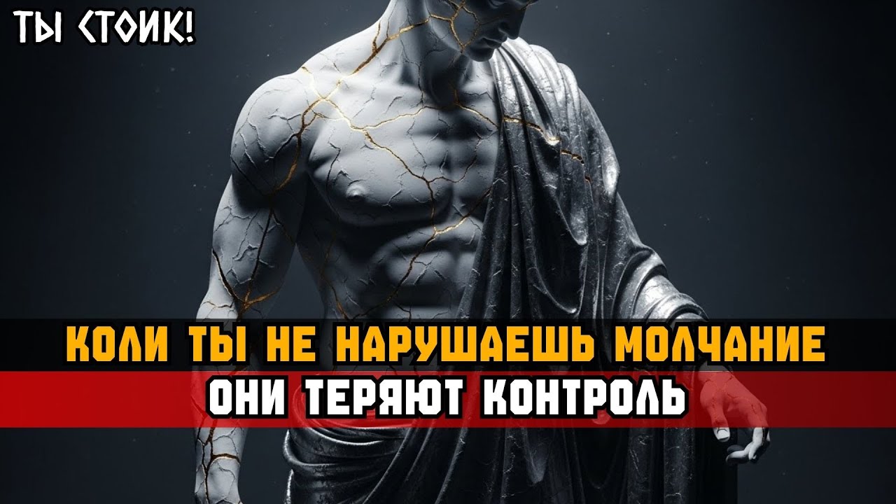 КОГДА ТВОЁ МОЛЧАНИЕ ДОЛЬШЕ ИХ ЭГО — ОНИ ЧУВСТВУЮТ | Стоицизм