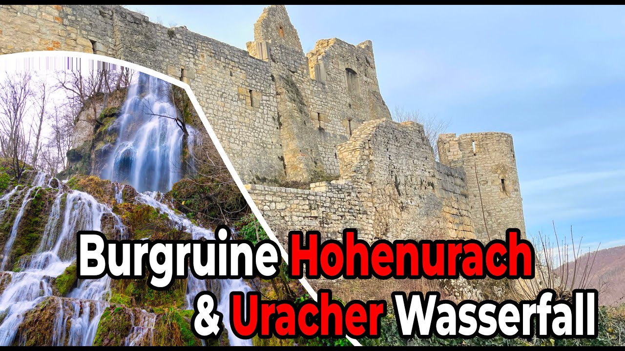 Eines der größten Burgruinen in Baden-Württemberg Hohenurach #wandern #schwäbischealb #burgruine
