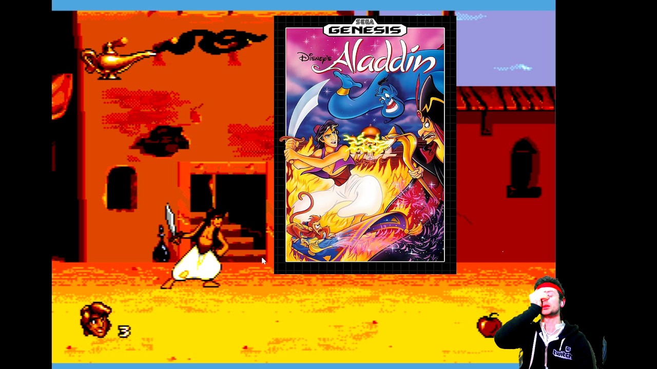 The Happy Hob Stream 3001 - Aladdin (Sega Genesis) No Hit Run