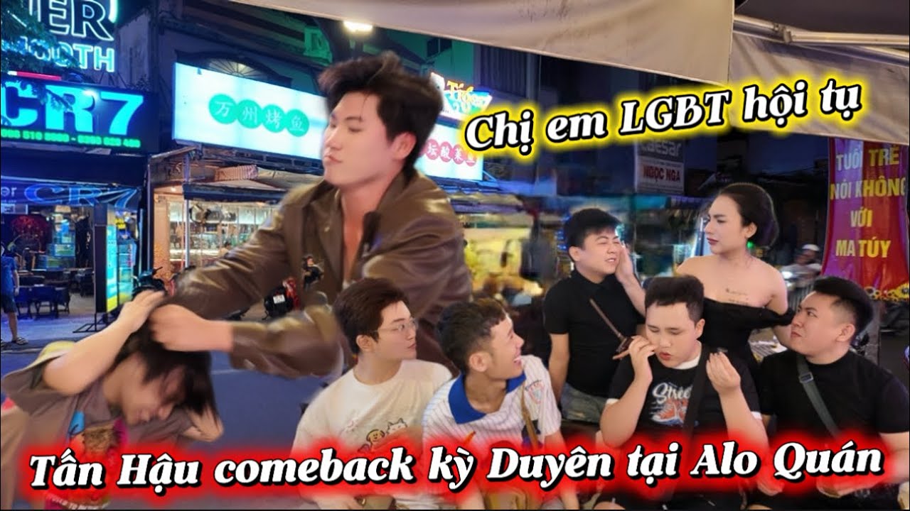 Chị em LGBT hội tụ về Tấn Hậu comeback kỳ Duyên tại Alo Quán  