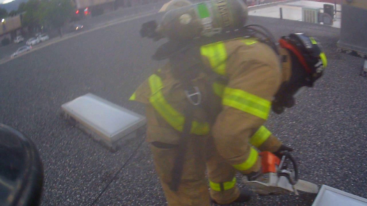 Vertical Ventilation Helmet Cam Footage