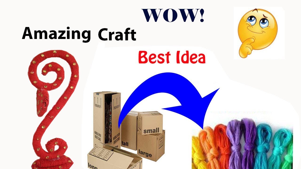 amazing craft ideas | Waste Material Reuse Idea | Best Out of Waste #craft #Showpiece @BusharaMemon