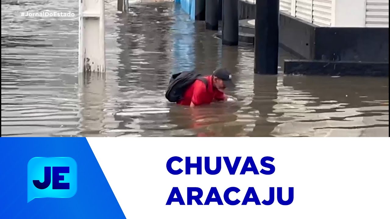 Com chuvas fortes vários pontos de alagamentos e muitos transtornos em Aracaju - JE