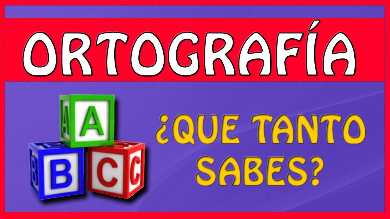 ☑️​40 PREGUNTAS DE ORTOGRAFIA #01 🎓  | QUIZ DE ORTOGRAFIA en español |