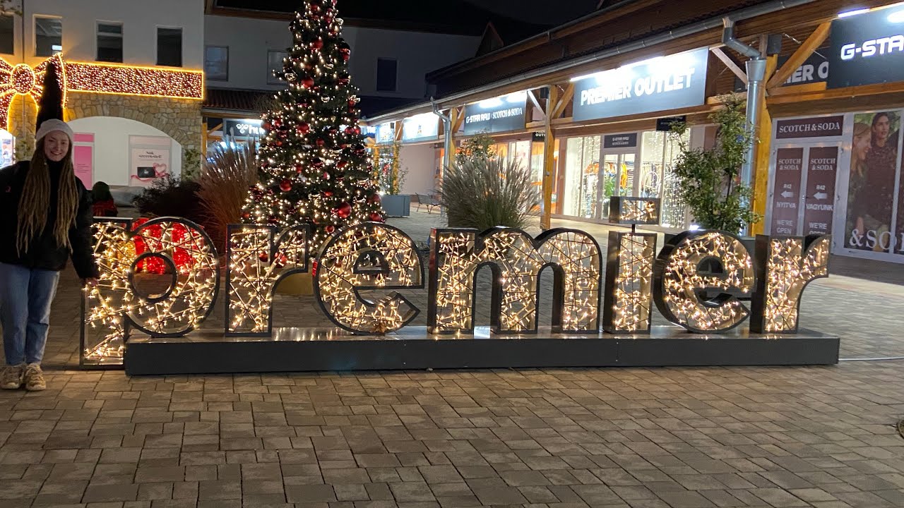 Premier Outlet в Будапеште. Магазины , бренды , цены, скидки . Новогодняя атмосфера.