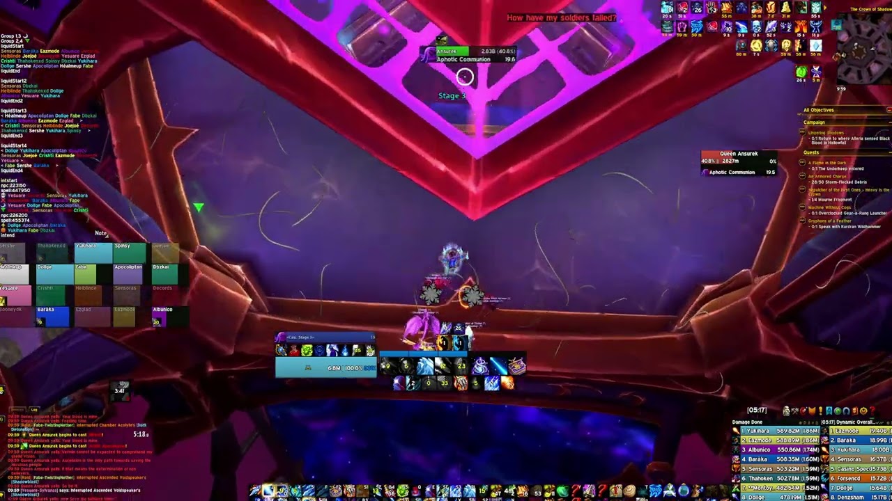 Mythic Queen Ansurek - Frost Mage