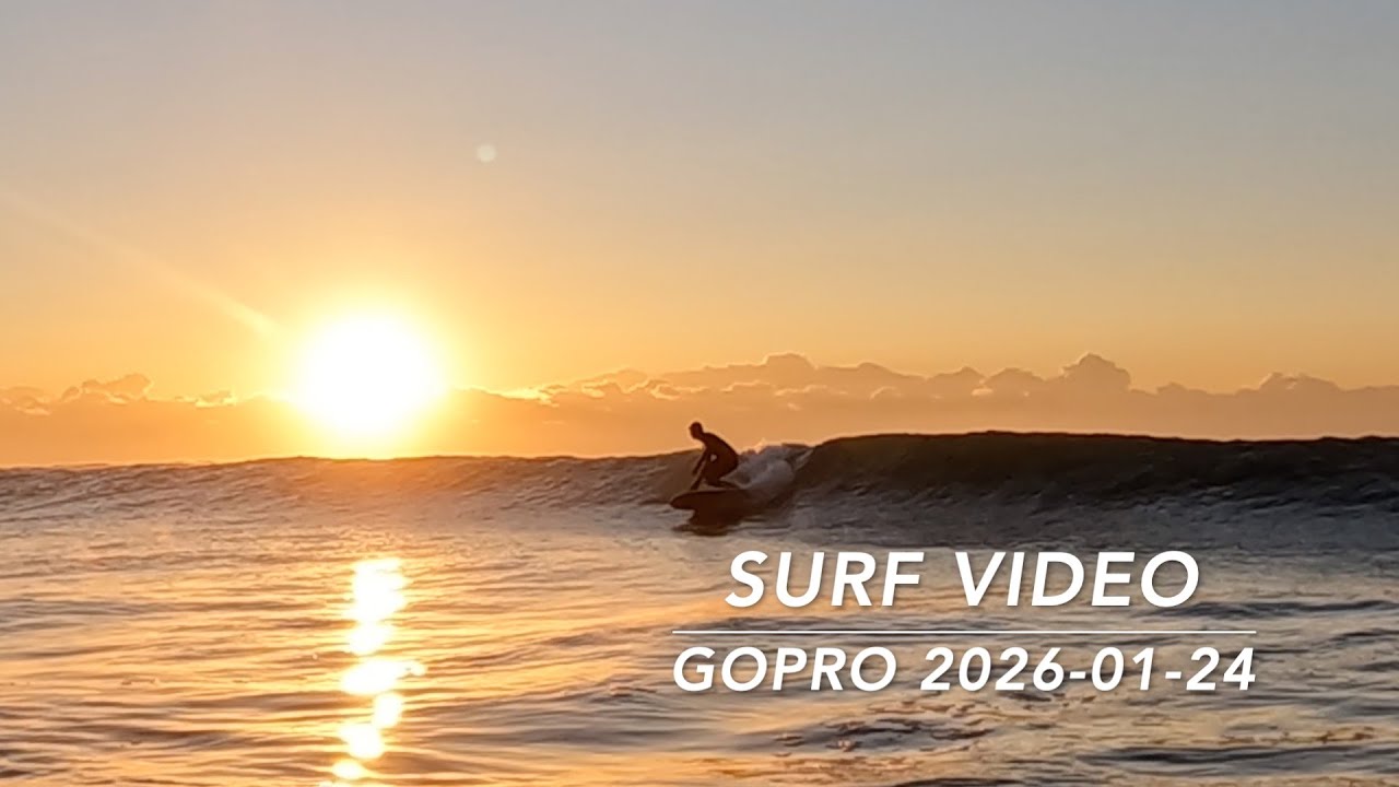 《SURF VIDEO》 今年初のマイナス4℃始まり冷え〜