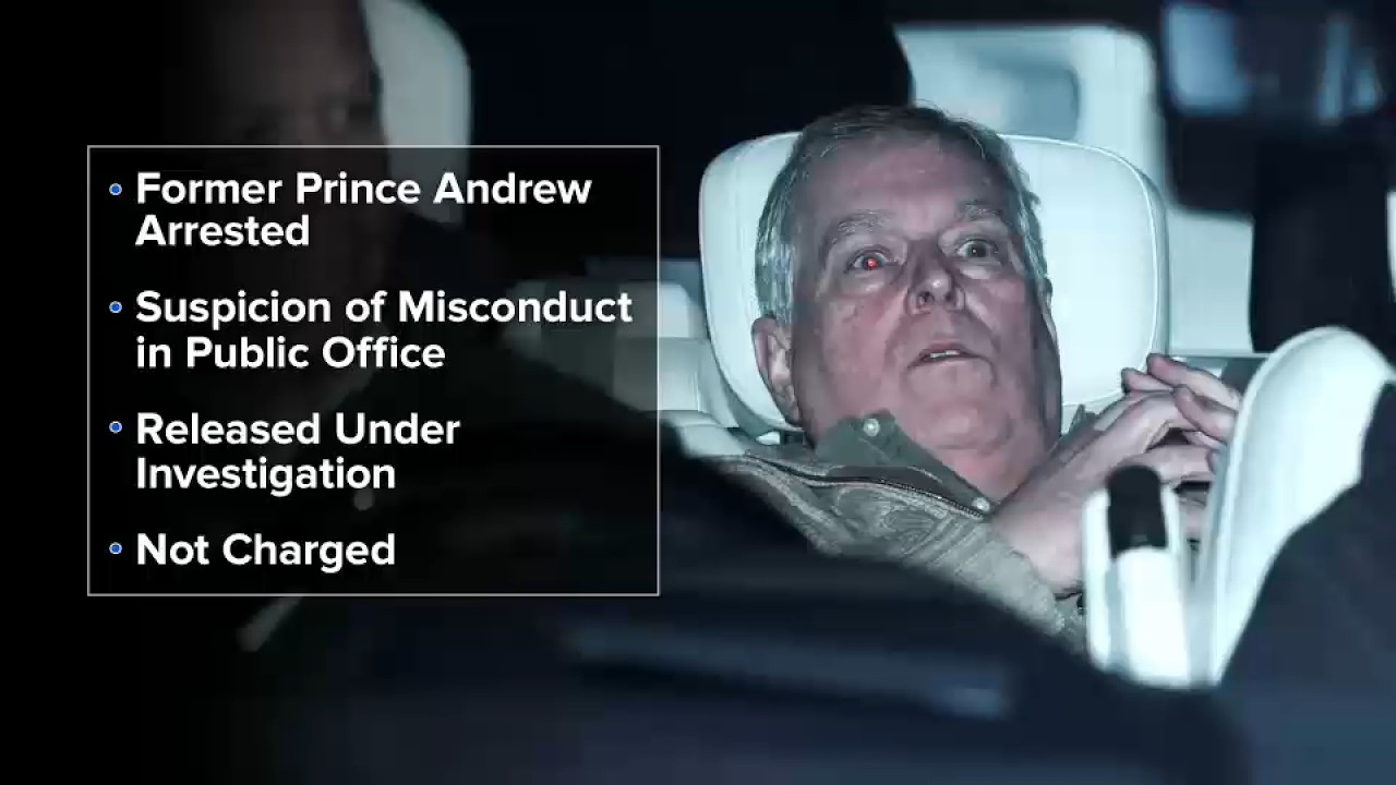 Andrew Mountbatten-Windsor released after arrest on suspicion of misconduct