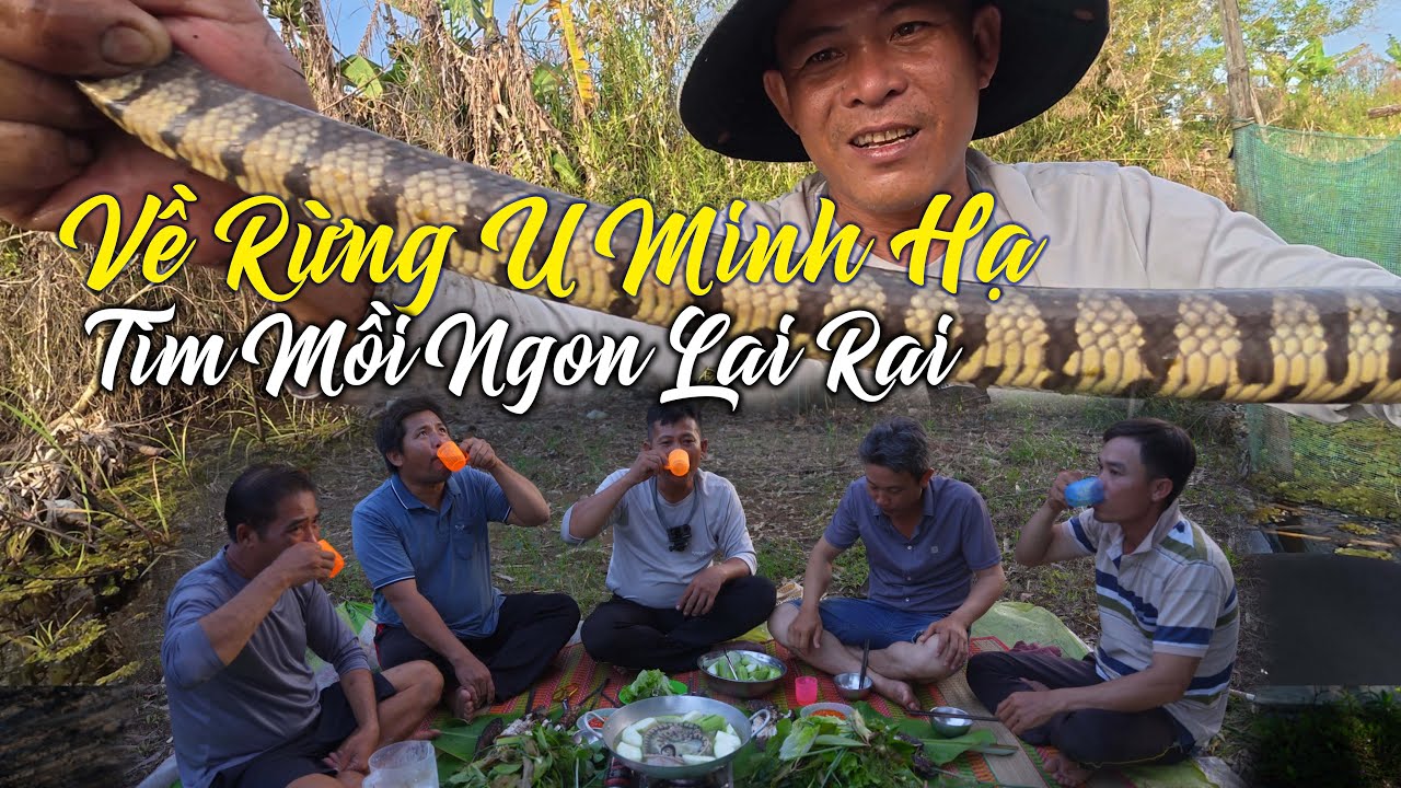 Về Rừng U Minh Hạ Tìm Mồi Ngon Lai Rai