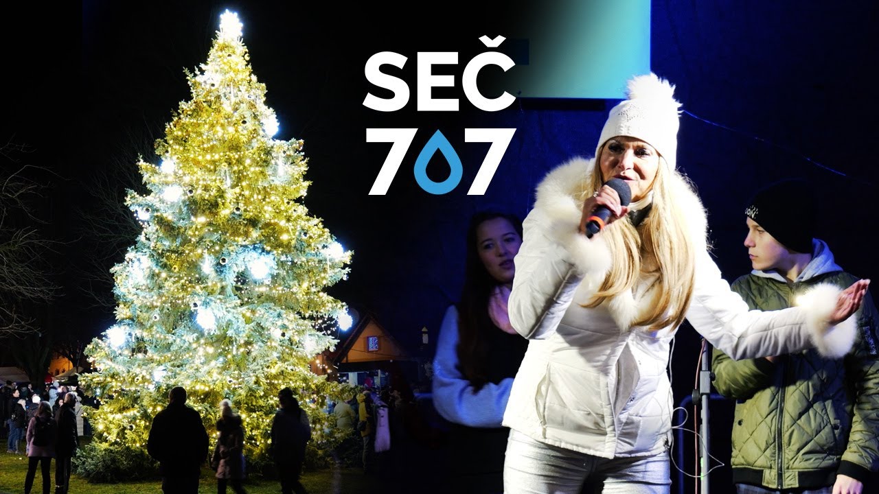 17. Rozsvěcení Vánočního stromu v Seči a koncert Yvetty Blanarovičové