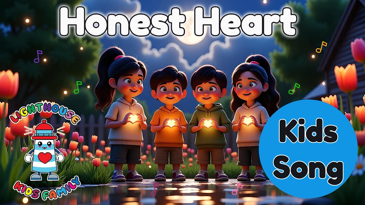 Honest Heart (Proverbs 12:22) | Kids Song with Moving Lyrics | Lighthouse Kids Family