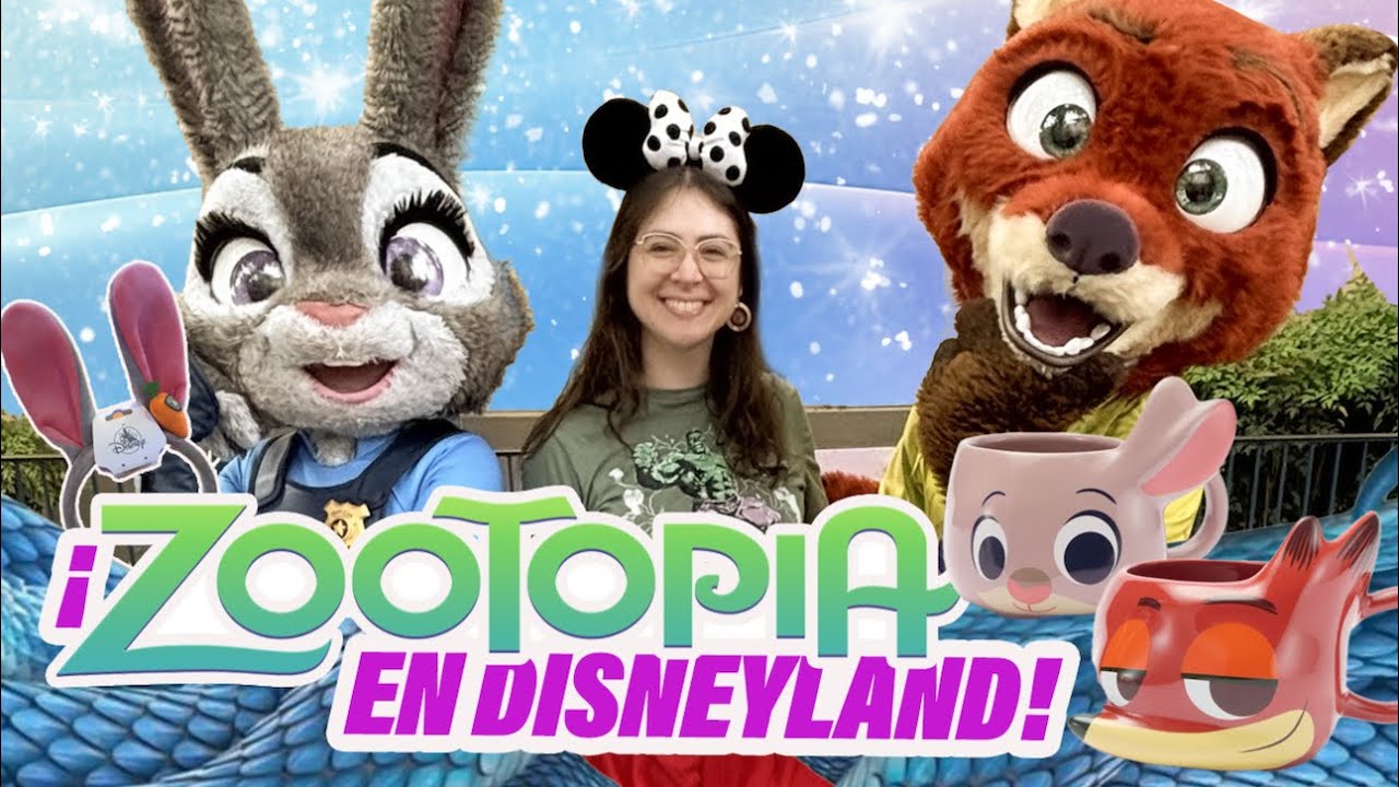 Conociendo a Judy y Nick en Disneyland | Zootopia 2 y nuevo merchandise