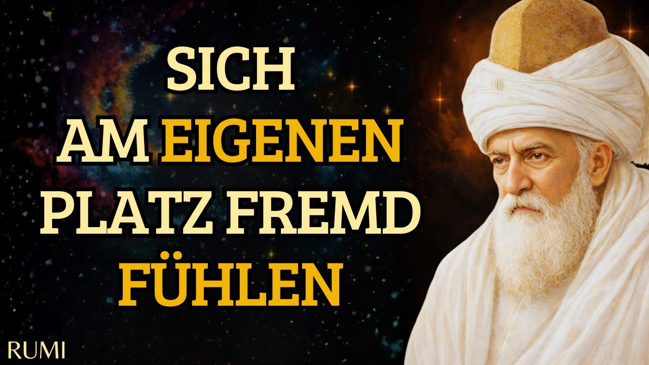 Wenn Du Dich Fehl Am Platz Fühlst, War Es Vielleicht Nie Dein Ort (DEINE SEELE Weiß Es) | RUMI