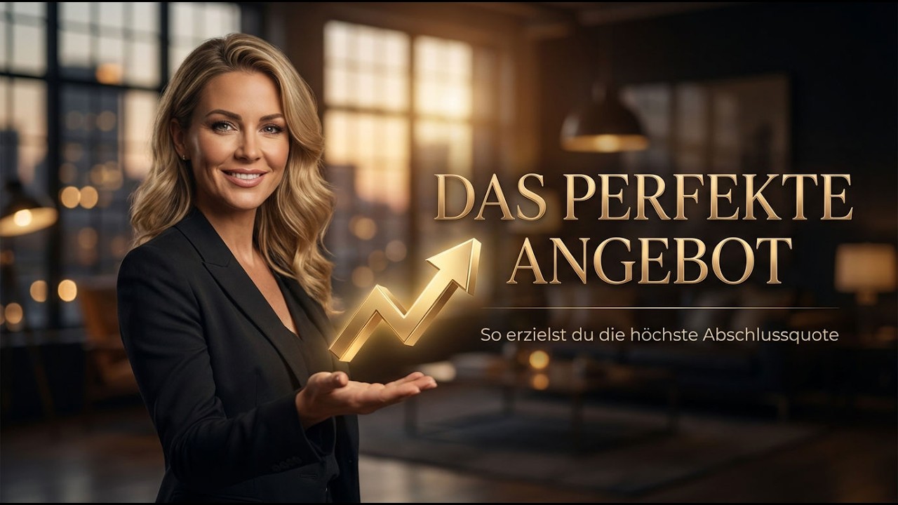 ✅ 100 % mehr Geld verdienen mit dem perfekten Angebot. So erzielst du die höchste Abschlussquote.