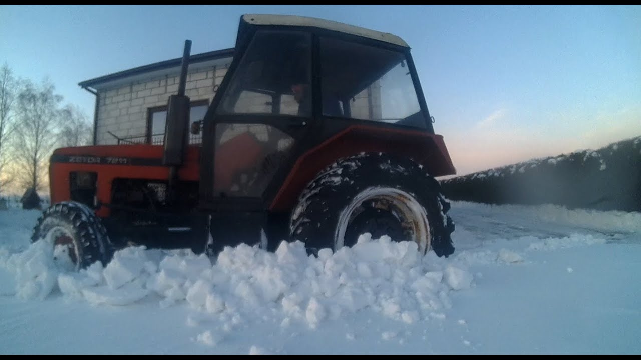Szybka zima 2013/2014 u MrUrsusPL | Zetor 7211 |