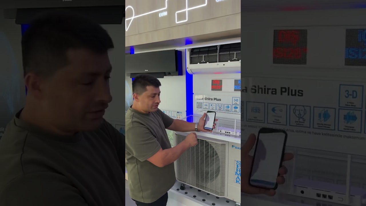 Daikin klima online controller  kurulumu fan modunun açılması #daikin #online #controller #wifi 