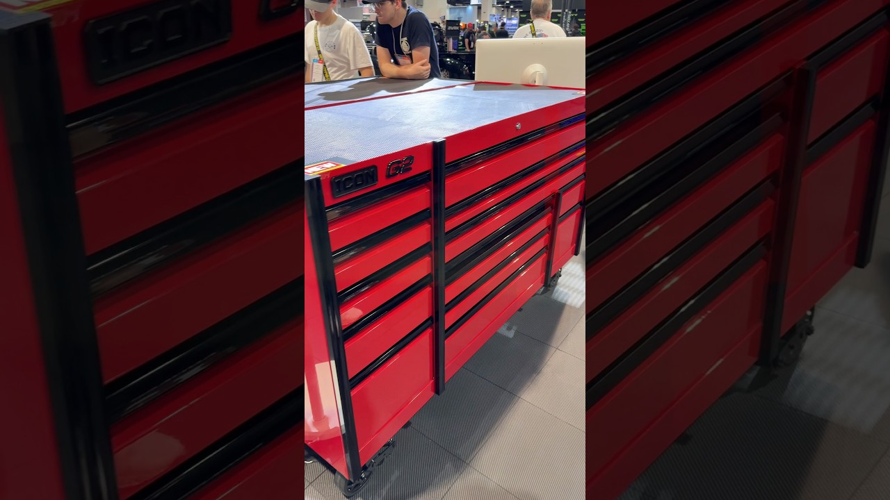 НОВЫЙ ящик для инструментов ICON G2 на выставке Harbor Freight SEMA 2025. #shoplife #mechanic