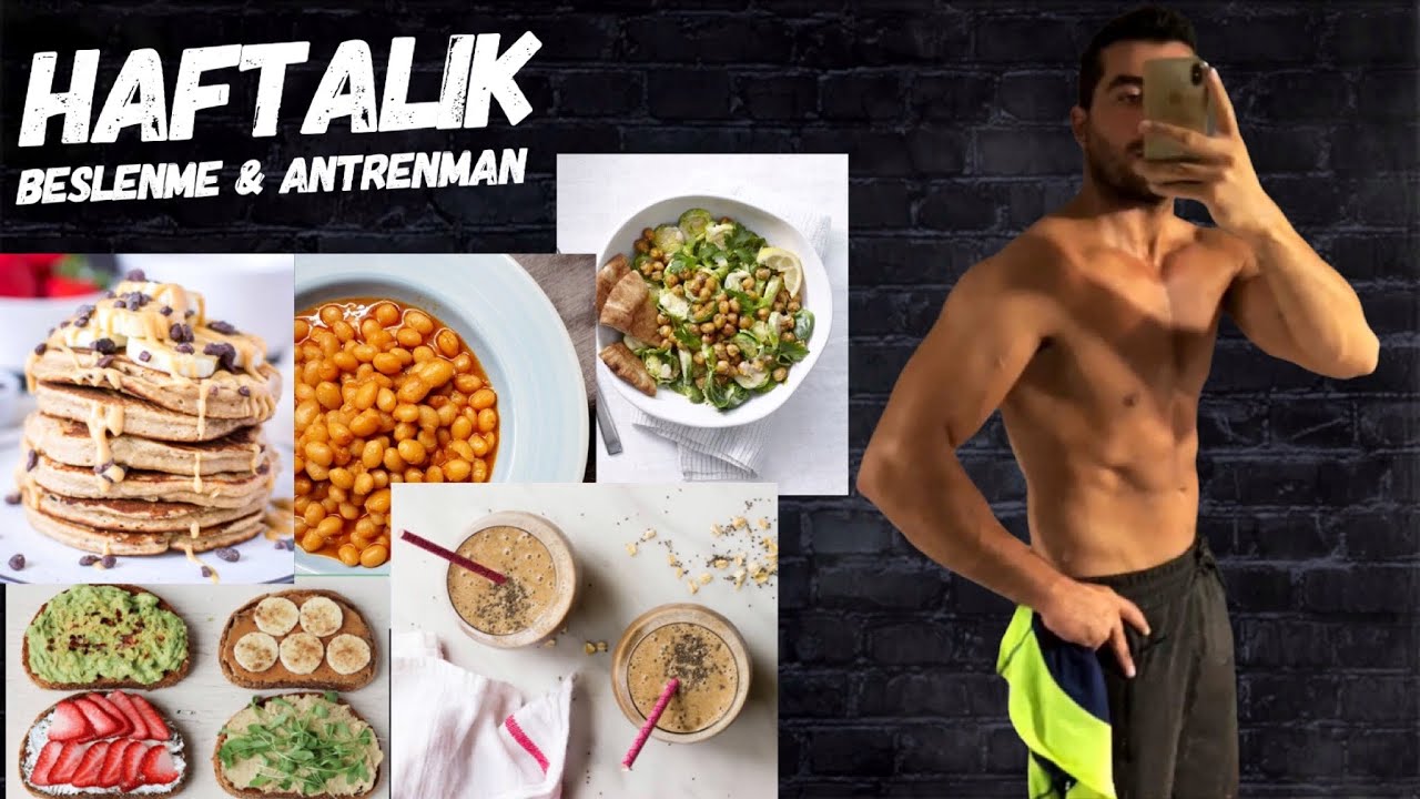 HAFTALIK BESLENME VE EGZERSİZ RUTİNİM | VEGAN SPORCU BESLENMESİ 💪🏻