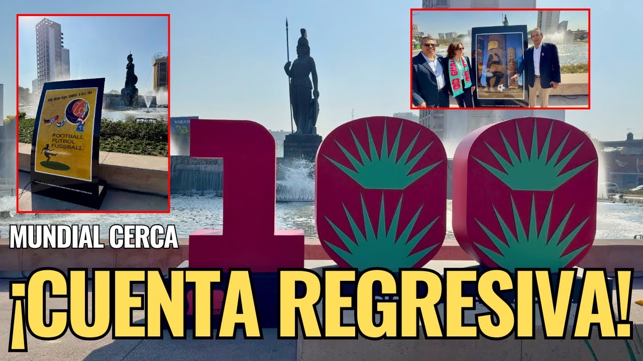 🚨¡Cuenta REGRESIVA: faltan 100 DÍAS para la COPA del MUNDO! Así se VIVE en GDL 🚨