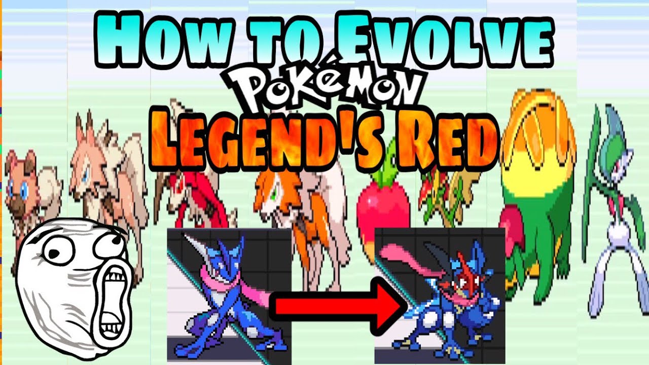 Tutorial | HOW TO EVOLVE KIRLIA, ROCKRUFF, GRENINJA AND APPLIN IN POKEMON LEGEND’S RED