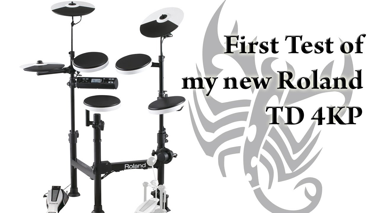 Roland TD 4KP First Test