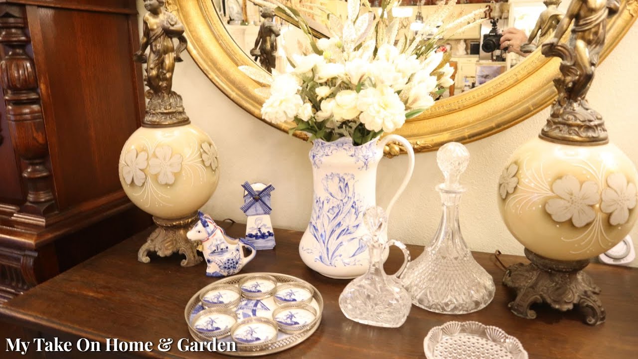 After Christmas Winter Refresh Decor Ideas Lightening Up With Creams and Blues!!!