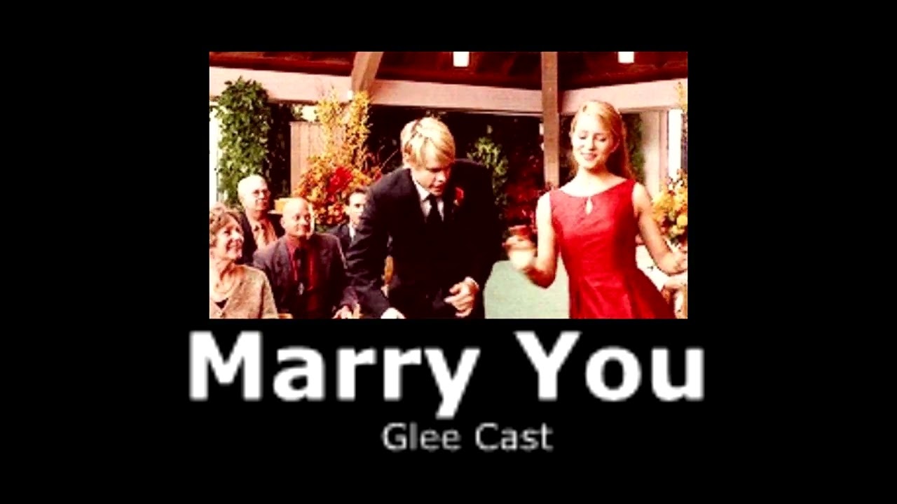 Glee Cast - Marry You (slowed + reverb)
