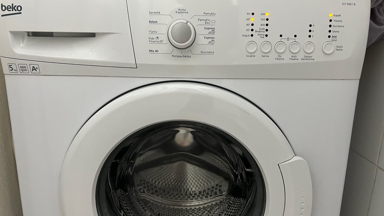 Beko çamaşır makinesi resetleme