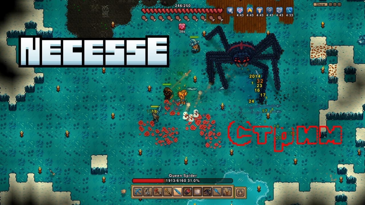 Террария но вид сверху 👀 ► Игра: Necesse | 🔴 Стрим