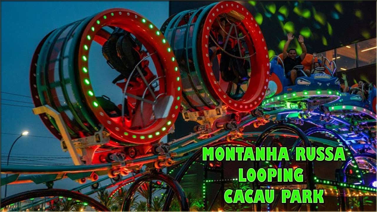 MONTANHA RUSSA LOOPING - CACAU PARK 2025 - ROLLER COASTER