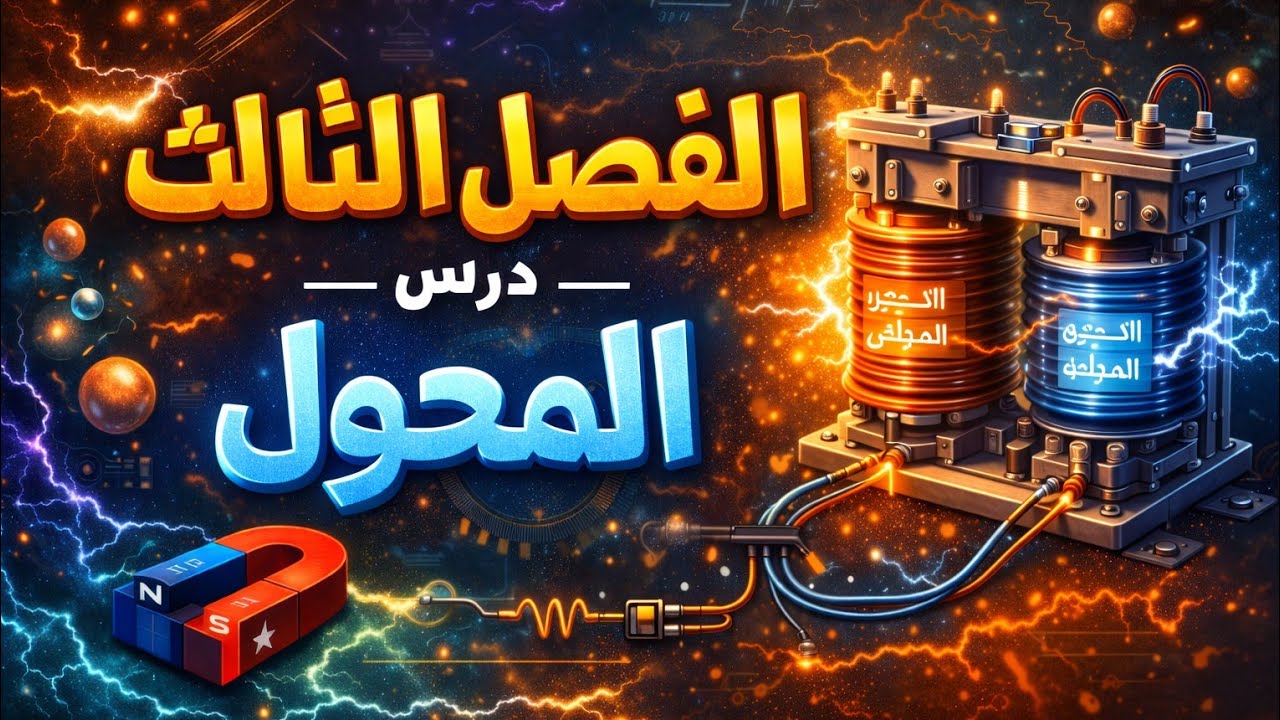 فيزياء | الصف الثالث الثانوي | الفصل الثالث | درس المحول الكهربي | كتاب الامتحان | 2026 | الجزء 2