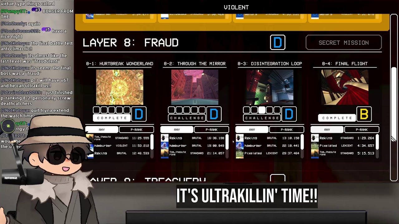 🔴IT'S ALL OVER THE SCREEN (the blood) 🔴 ULTRAKILL: LAYER 8 - FRAUD (LIVE)