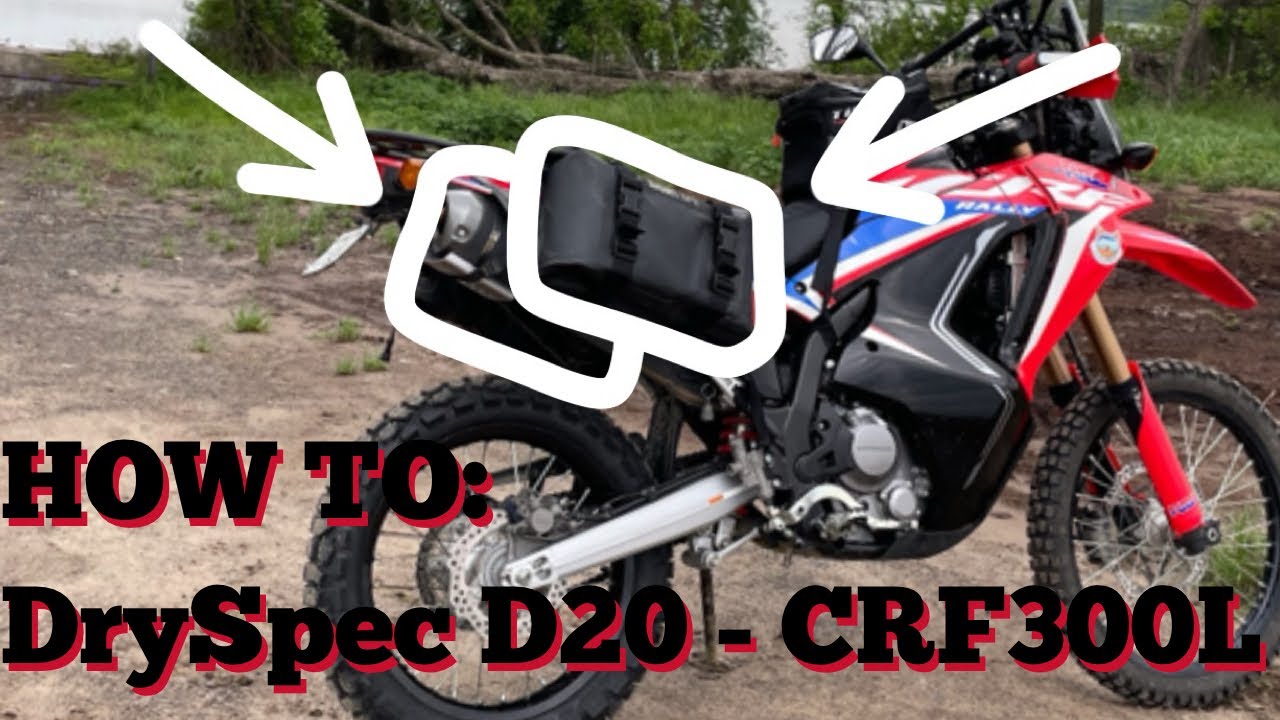 How to Mount DrySpec D20 bags on the CRF300L