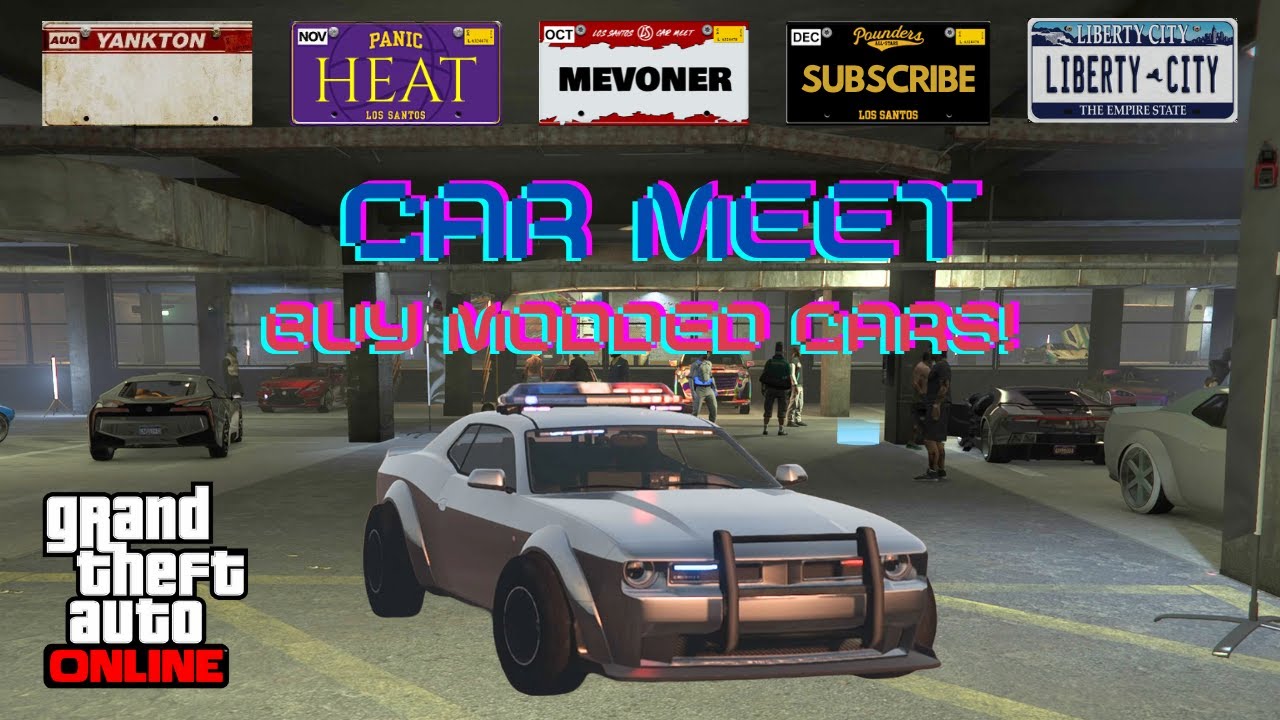 GTA 5 Online - LS Car Meet Buy NEW MODDED CARS & GCTF! {PS5} - JOIN IN!