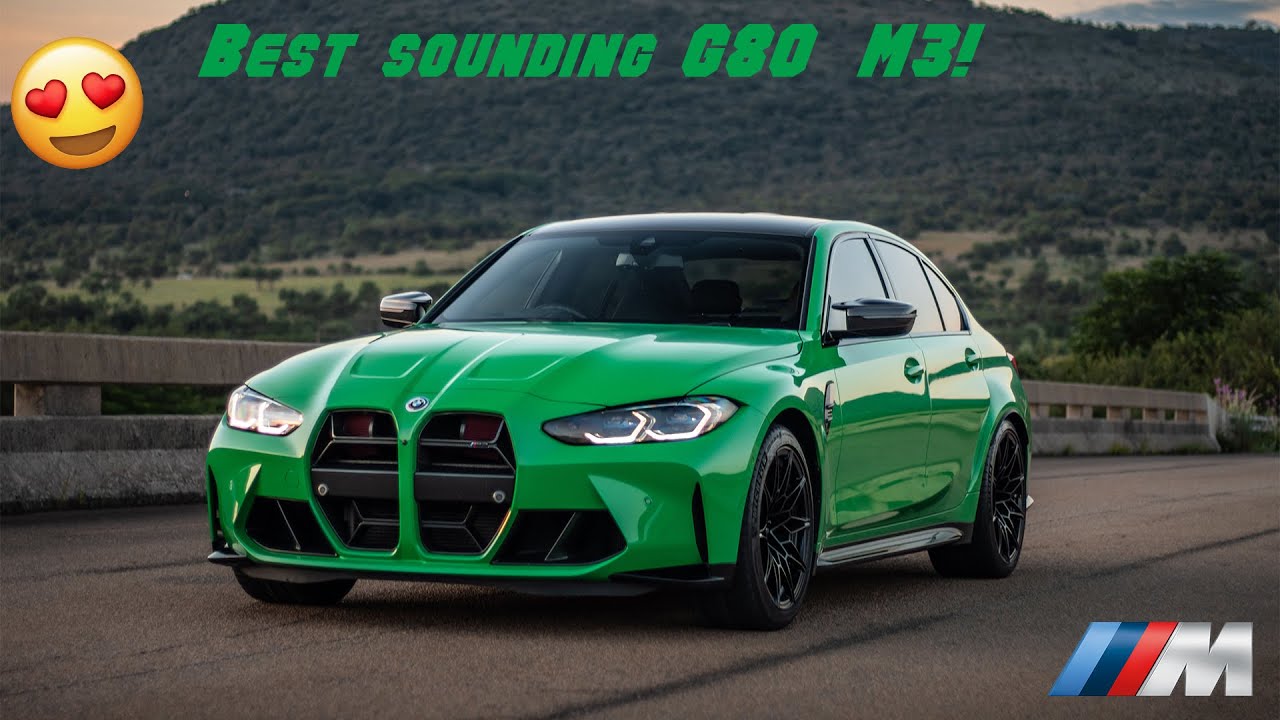 ЛУЧШЕЕ ИЗ - ЗВУЧАНИЕ BMW M3 G80 В КОНКУРСЕ!! *Зеленый автомобиль!*