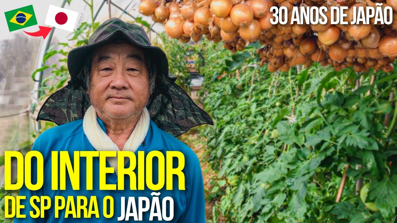 BRASILEIRO TRABALHA COM A ROÇA NO JAPÃO