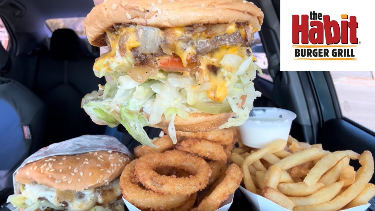 The Habit Burger Grill Mukbang