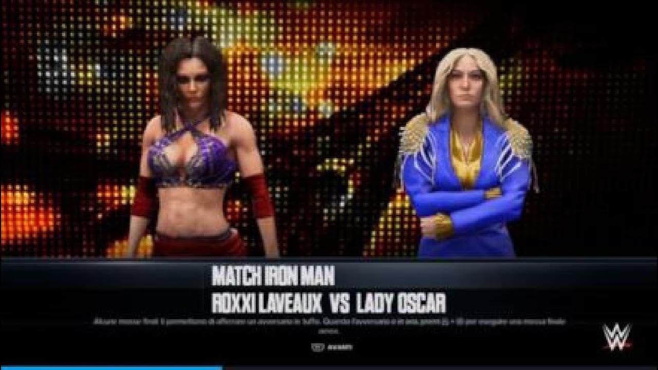 WWE2K24 Roxxi Laveaux vs Lady Oscar Full Match 