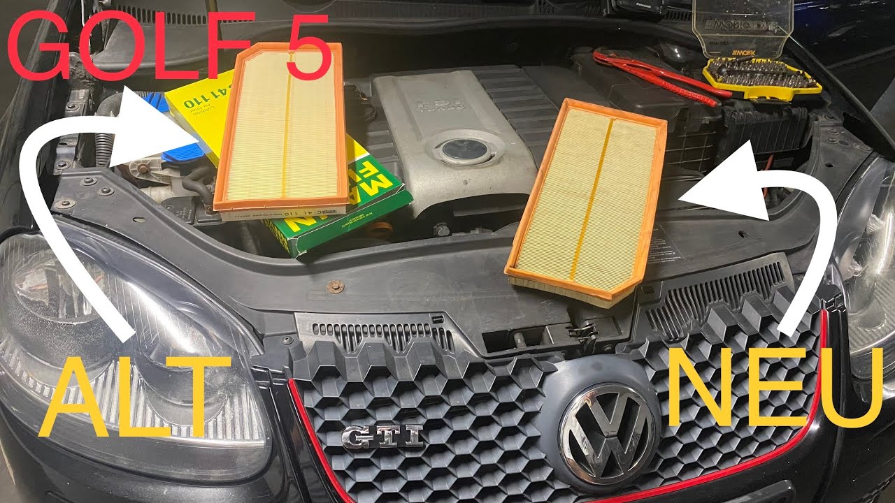 Golf 5 Gti 2 0 Motorluftfilter Tauschen BWA