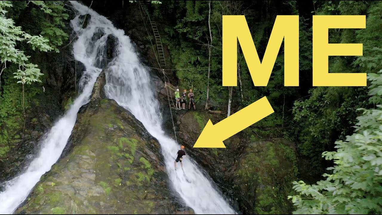 Canyoning Down Waterfalls In Costa Rica