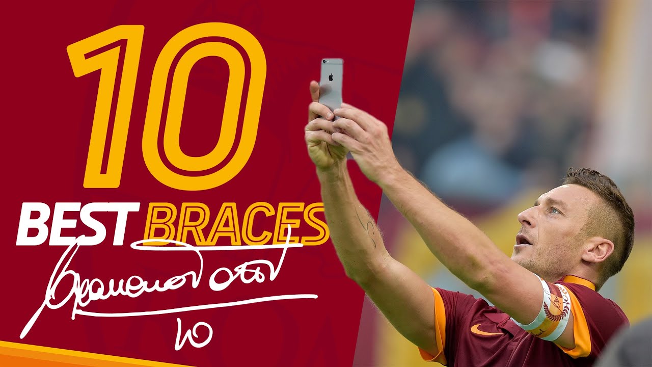10 BEST BRACES | FRANCESCO TOTTI 👑