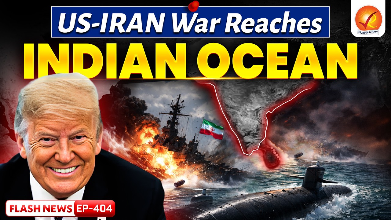 US TORPEDO ATTACK on Iranian Warship?! War Enters Indian Ocean | India Under Pressure