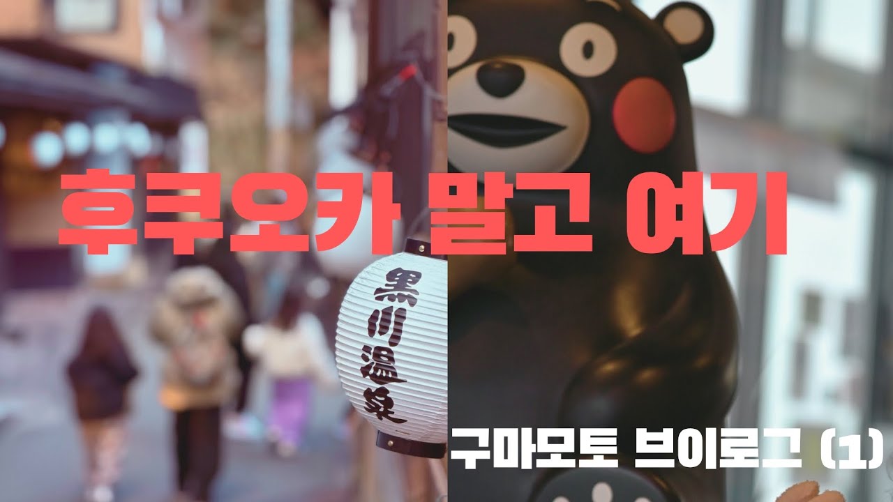 아이랑 일본여행? 구마모토가 답입니다(난이도 최하🔥)(시모토오리,레프베셀구마모토)