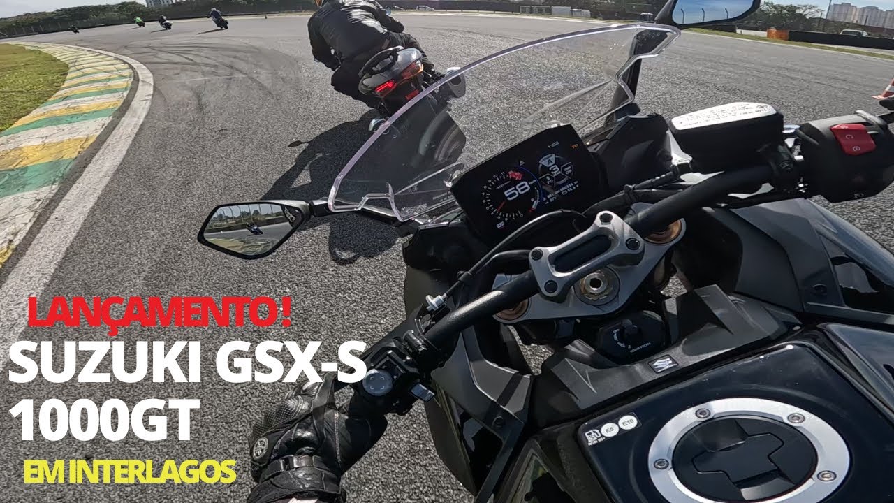 EXCLUSIVO!! SUZUKI GSX-S 1000GT 2024 NA PISTA DE INTERLAGOS - TESTE RIDE-VOLTA RÁPIDA-LANÇAMENTO.